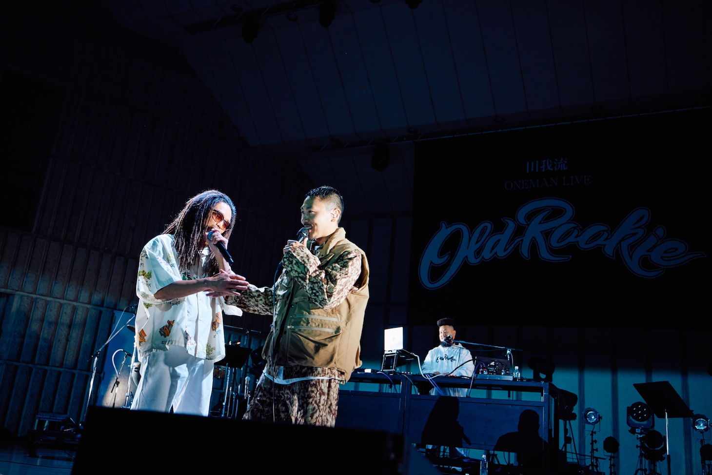 Ringoと田我流。（Photo by Ayako Suzuki）