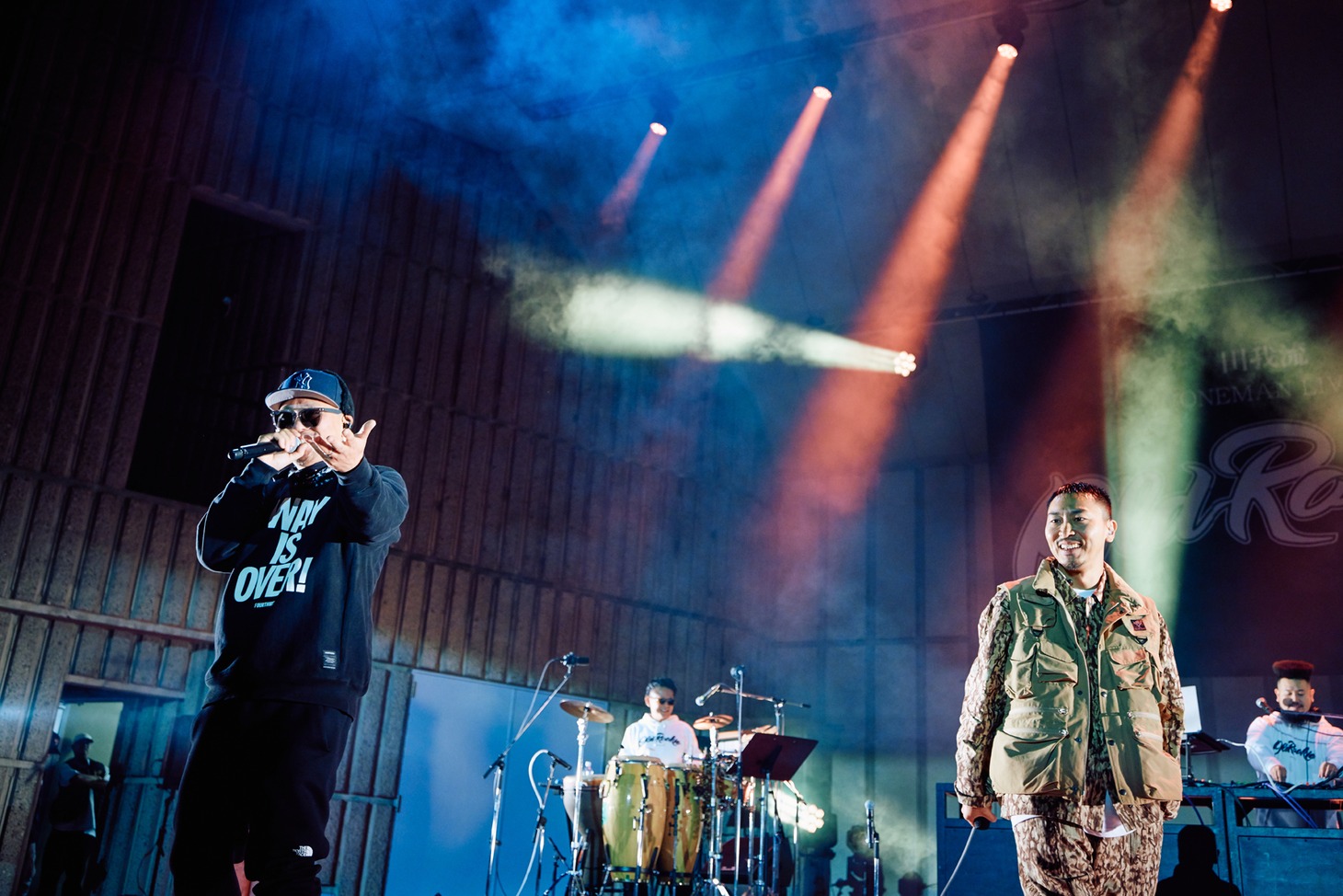B.I.G.JOEと田我流。（Photo by Ayako Suzuki）