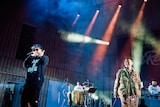 B.I.G.JOEと田我流。(Photo by Ayako Suzuki)