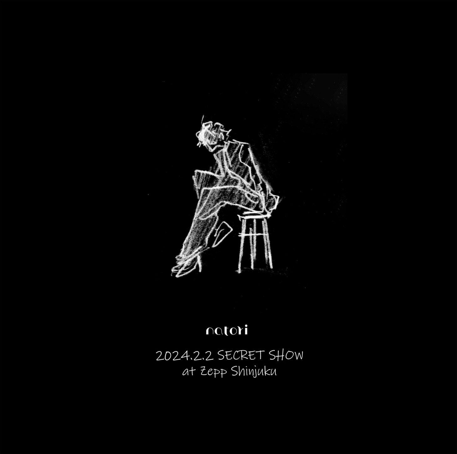 「natori SECRET SHOW at Zepp Shinjuku」告知画像
