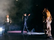 左からMr.麿、MMM、田我流。
（Photo by YUSUKE OISHI ［MARCOMONK］）