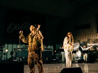 田我流とRingo。（Photo by YUSUKE OISHI ［MARCOMONK］）