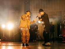 田我流とB.I.G.JOE。（Photo by YUSUKE OISHI ［MARCOMONK］）