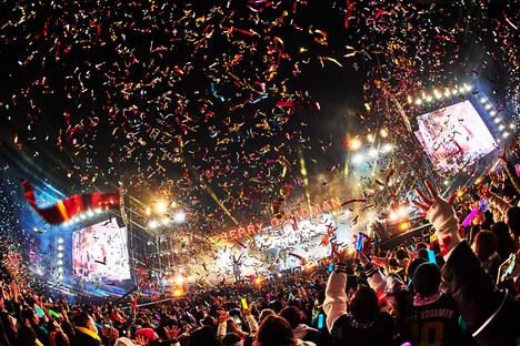 「ベリーグッドマン結成10周年 × 阪神甲子園球場100周年記念事業 ベリーグッドマン ～甲子園 LIVE 2023～」の様子。（Photo by KEIKO TANABE）