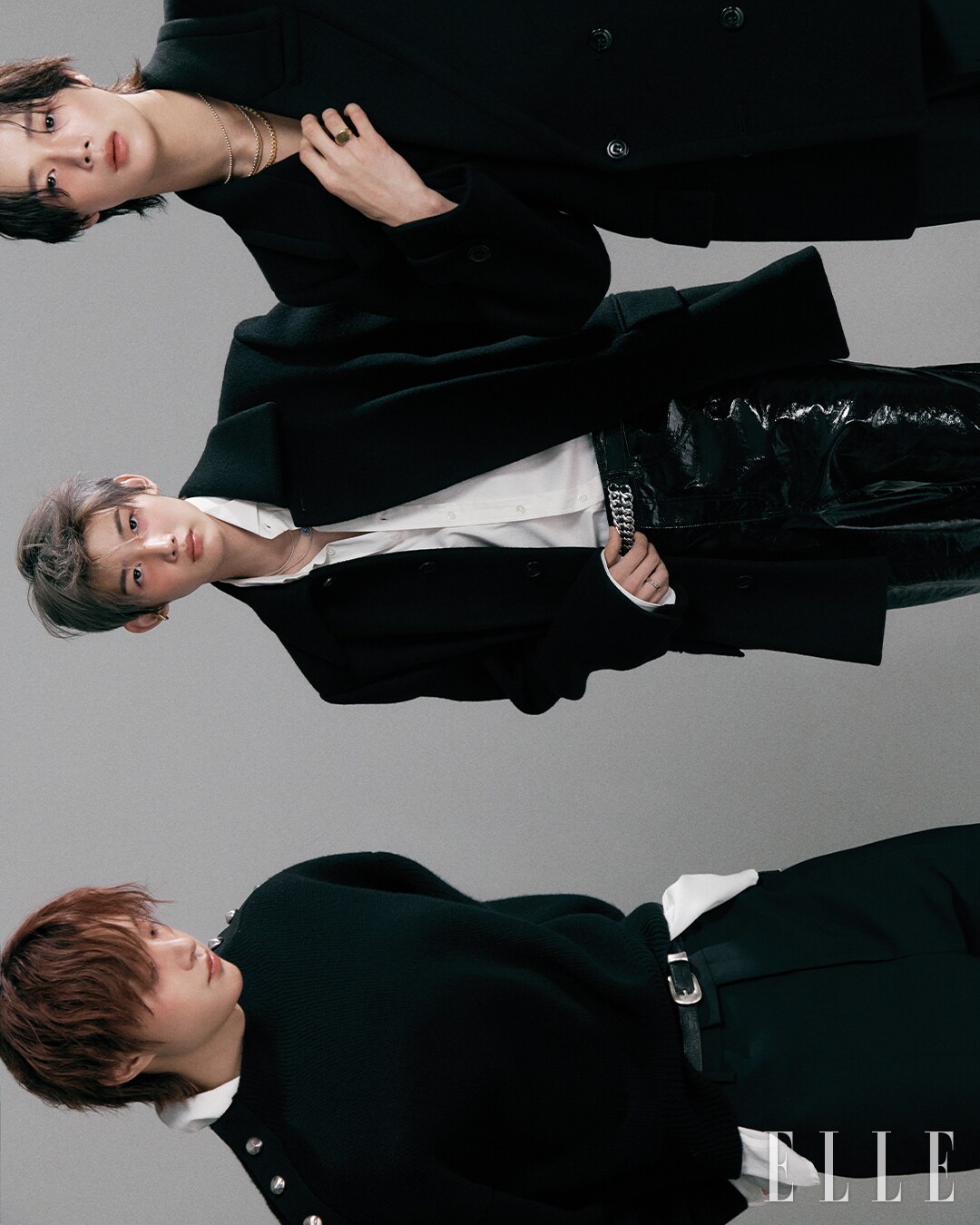 &TEAMのEJ、K、JOが「ELLE KOREA」に初登場 - 音楽ナタリー