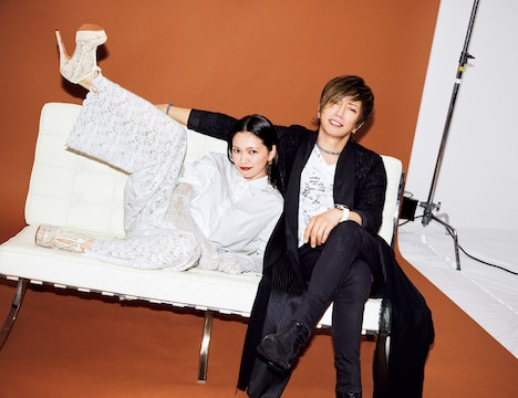 左から二階堂ふみ、GACKT。（撮影：土屋文護［TRON］）