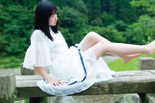 高雄さやか（STU48）の1st写真集「君だけのもの」より。（撮影：細居幸次郎）(c)SQUARE ENIX