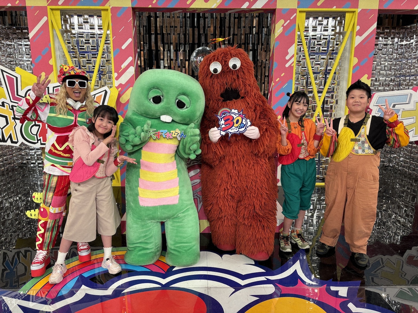 ガチャピンとムックの出演回の様子。(c)ガチャムク