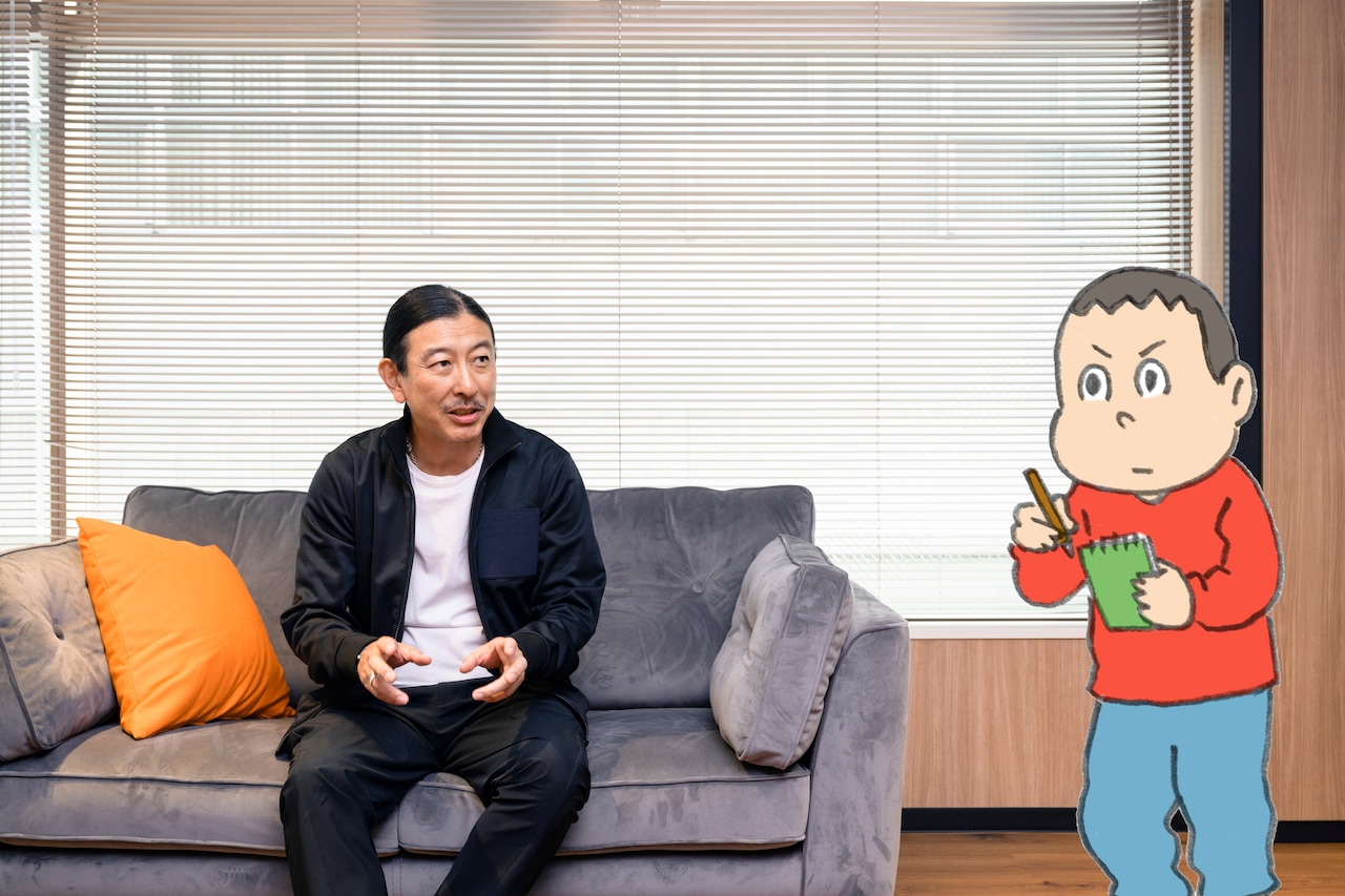 メジャーレーベルの定義について質問するキニナル君。