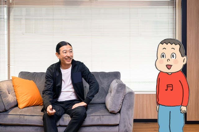 鈴木竜馬さんとキニナル君。