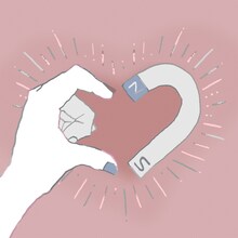 mekakushe「片想いマグネット」配信ジャケット