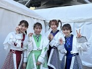 「あいち県民の日フェスタ2023」出演後のTEAM SHACHI。（提供：スターダストプロモーション）