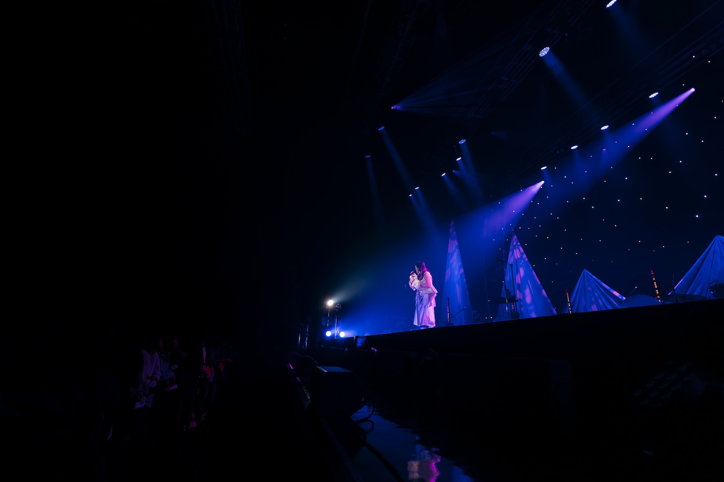 Aimer「Aimer Fan Club Tour "Chambre d'hôte"」の様子。写真は11月2日のKT Zepp Yokohama公演より。（撮影：加藤アラタ）