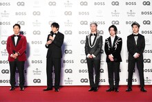 左から吉田正尚、山田裕貴、Mrs. GREEN APPLE。