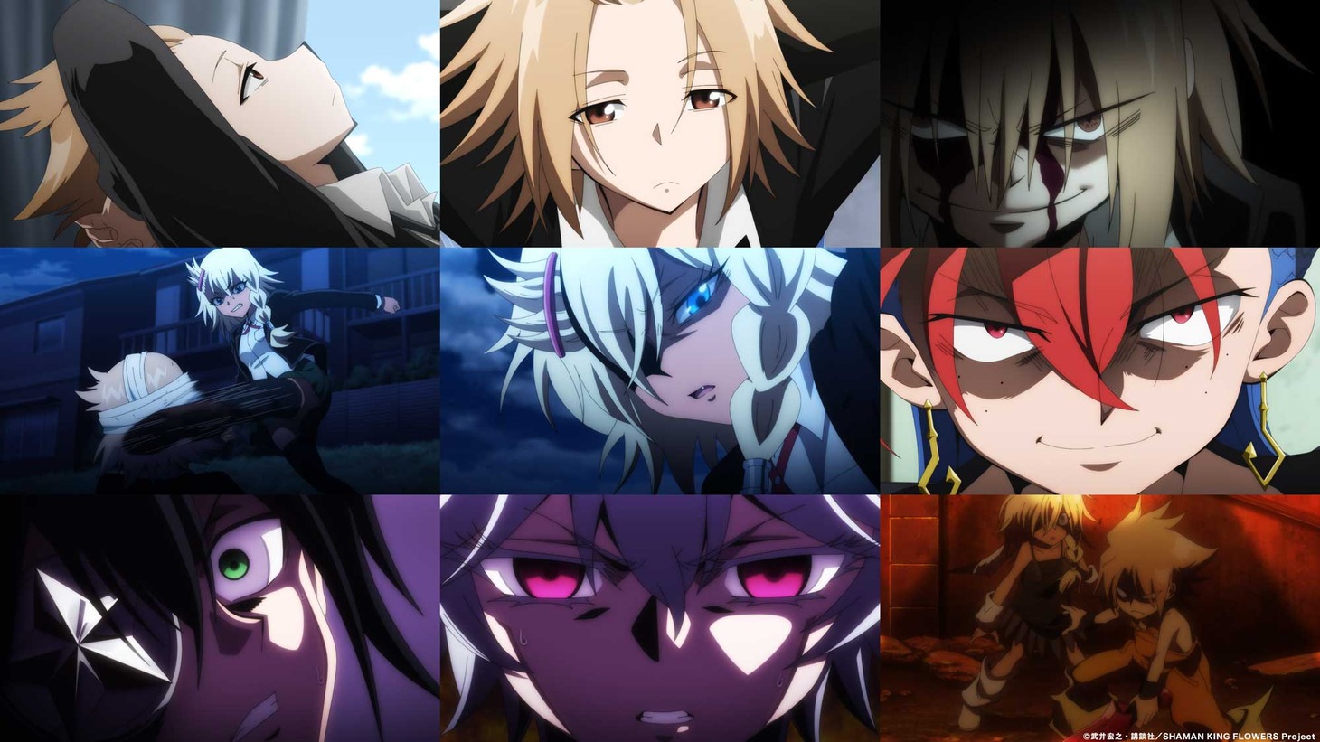 「TVアニメ『SHAMAN KING FLOWERS』エンディングテーマ解禁SPOT」より。