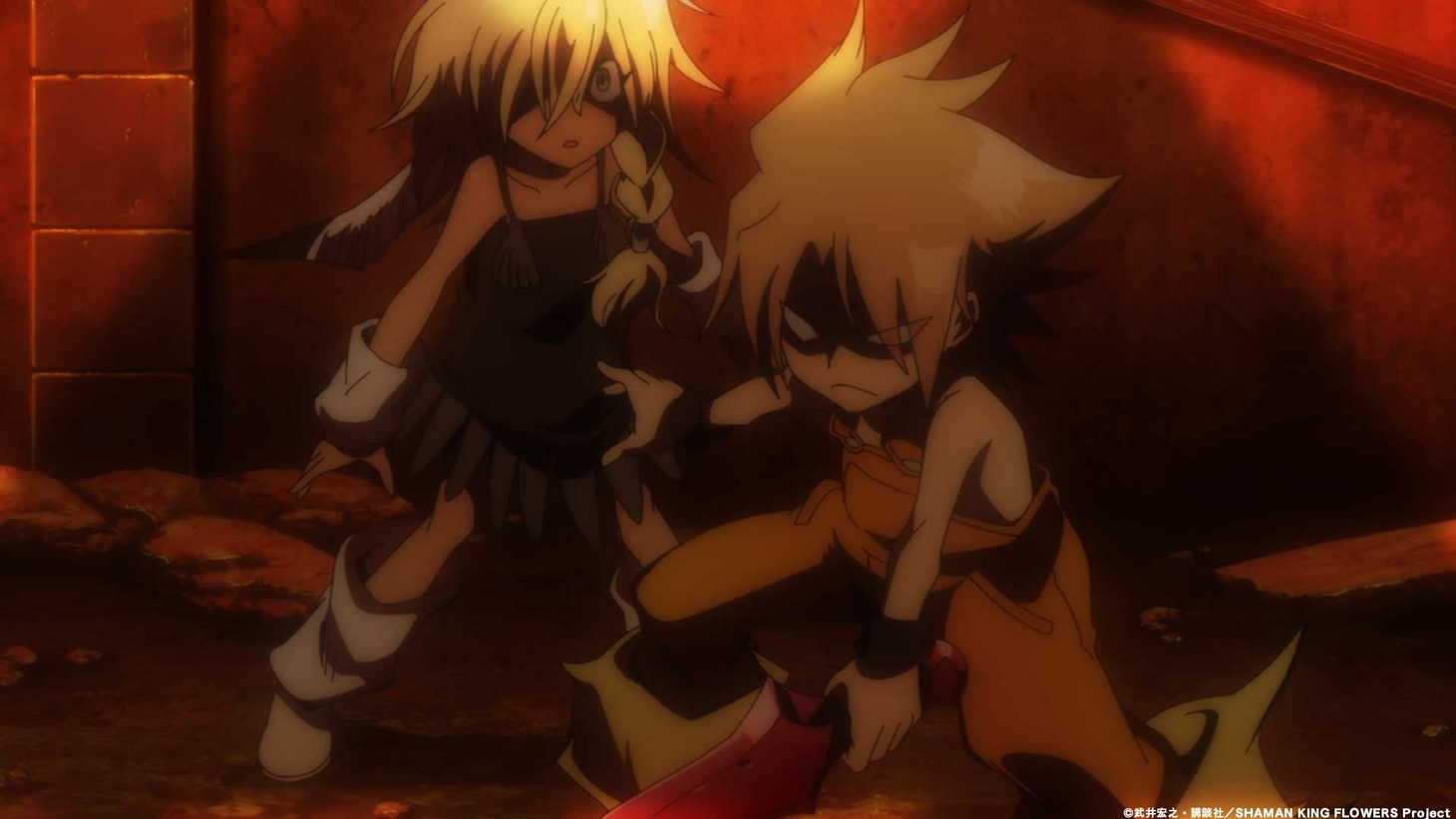 「TVアニメ『SHAMAN KING FLOWERS』エンディングテーマ解禁SPOT」より。