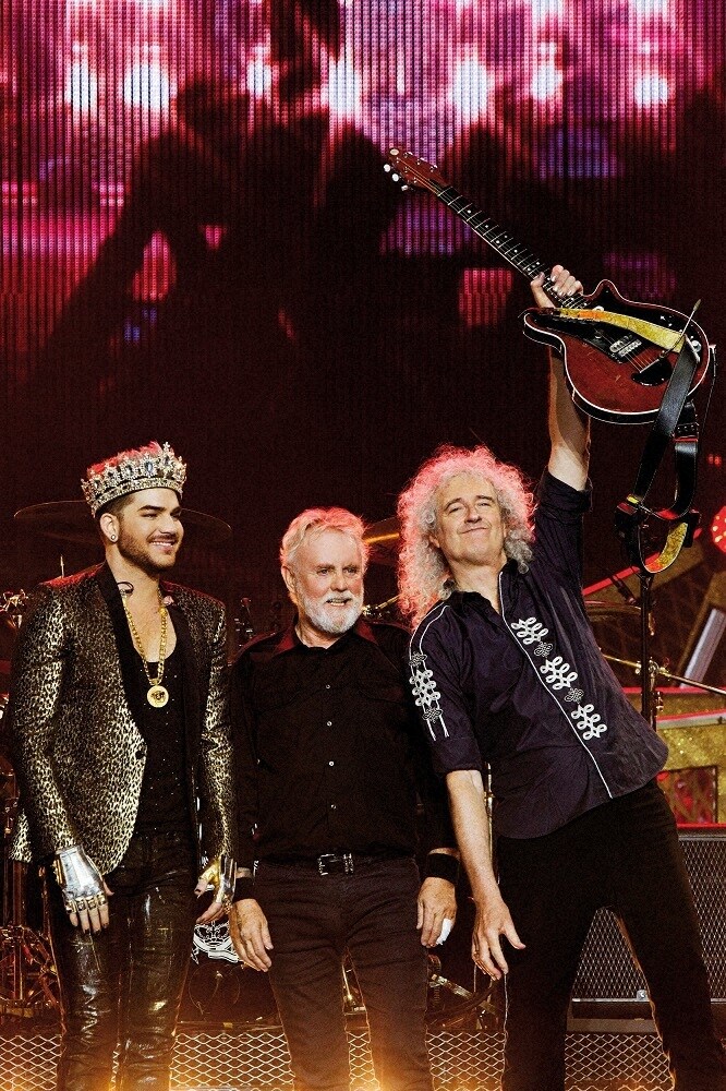 Queen クイーン　アダムランバート　AdamLambert 限定Tシャツ　L QUEEN Adam Lambert Tシャツ Lサイズ ラプソディツアー - メルカリ