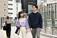 左から大原優乃、松本大輝。(c)日本テレビ