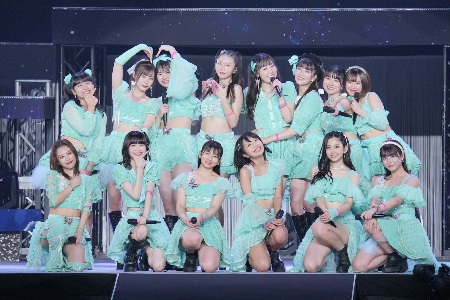 「モーニング娘。'23 コンサートツアー秋『Neverending Shine Show ～聖域～』譜久村聖 卒業スペシャル」の様子。