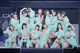 「モーニング娘。'23 コンサートツアー秋『Neverending Shine Show ~聖域~』譜久村聖 卒業スペシャル」の様子。