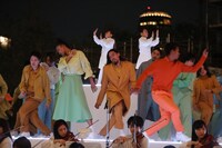 麻布台ヒルズ開業ムービー「The Lighting Ceremony」収録の様子。