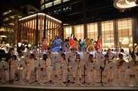 麻布台ヒルズ開業ムービー「The Lighting Ceremony」収録の様子。