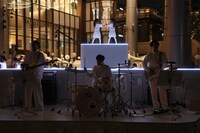 麻布台ヒルズ開業ムービー「The Lighting Ceremony」収録の様子。
