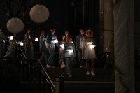 麻布台ヒルズ開業ムービー「The Lighting Ceremony」収録の様子。