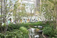 麻布台ヒルズ開業ムービー「The Lighting Ceremony」収録の様子。