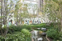 麻布台ヒルズ開業ムービー「The Lighting Ceremony」収録の様子。