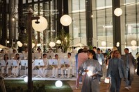 麻布台ヒルズ開業ムービー「The Lighting Ceremony」収録の様子。