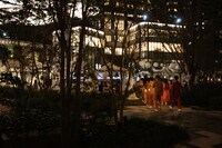 麻布台ヒルズ開業ムービー「The Lighting Ceremony」収録の様子。