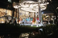 麻布台ヒルズ開業ムービー「The Lighting Ceremony」収録の様子。