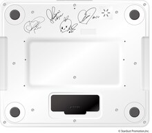 音声体組成計「BC-203-MCZ ももいろクローバーZモデル」の裏面。