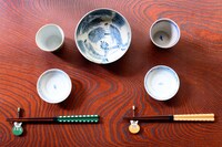 「CGK ギターラーメンお箸セット（漆塗）」イメージ