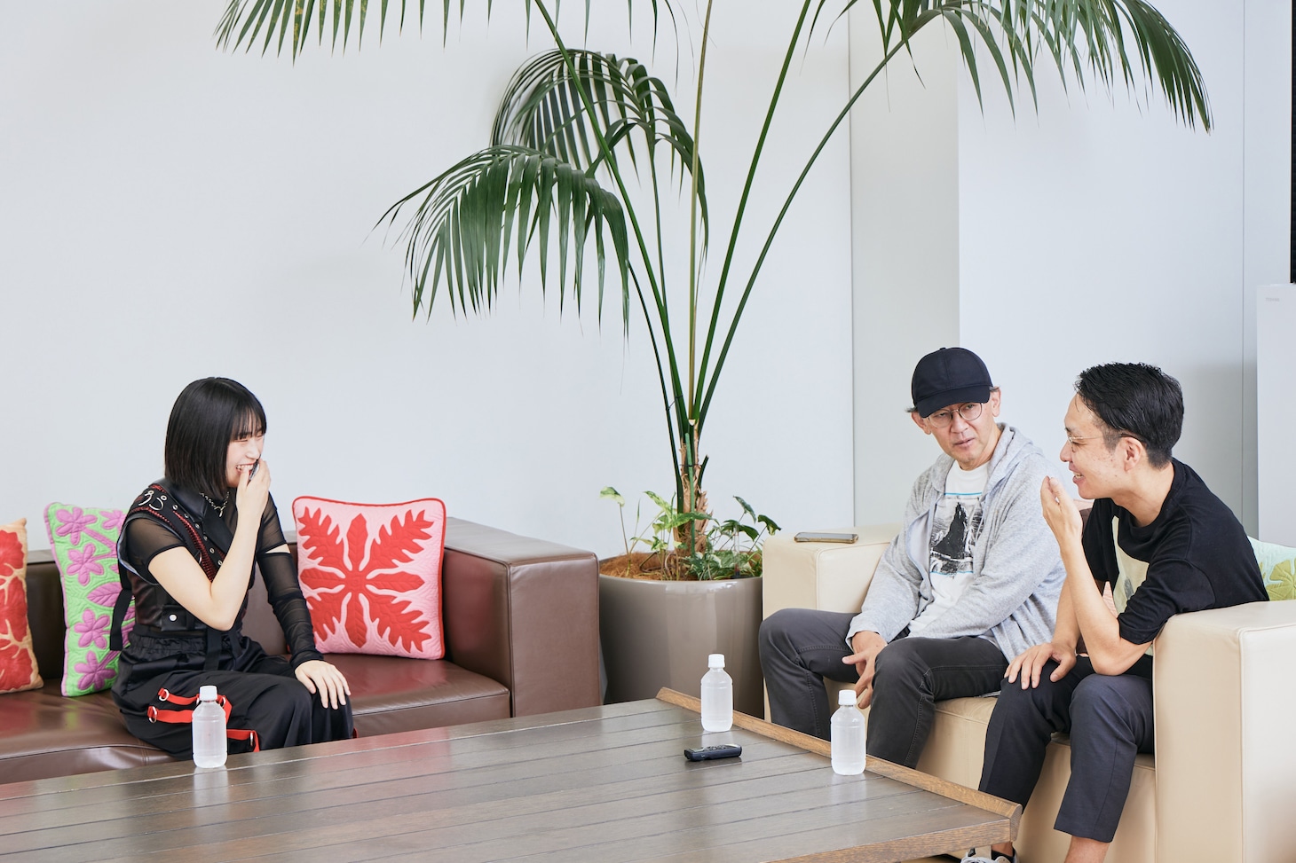 「聴くなら聞かねば！」取材の様子。