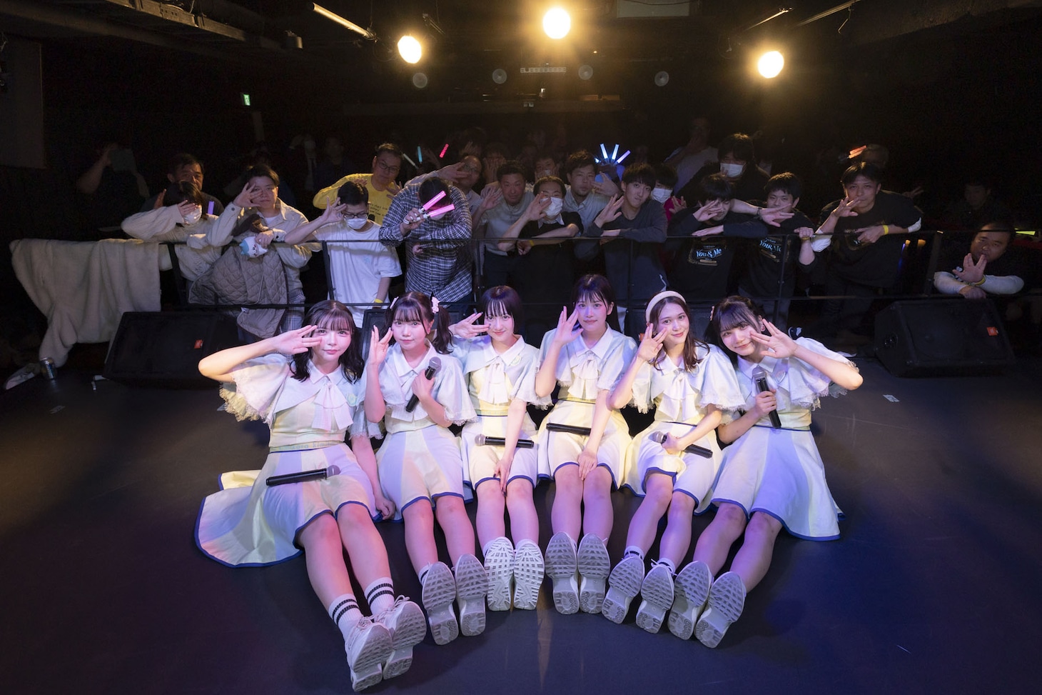 kimikara（きみから）新体制プレデビューライブの様子。（写真提供：Wicky.Records）