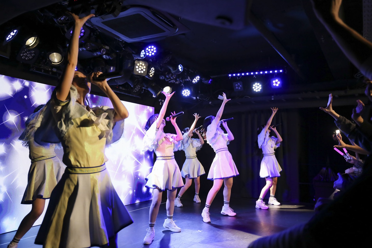 kimikara（きみから）新体制プレデビューライブの様子。（写真提供：Wicky.Records）