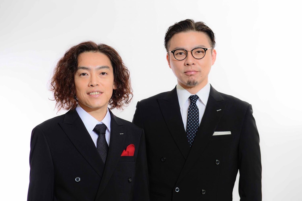 ガクテンソク。右が奥田修二。