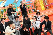 志賀李玖の発言にツッコミを入れるICExとげんじぶのメンバー。