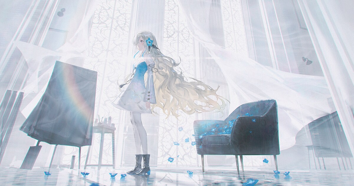 バーチャルシンガーヰ世界情緒が2ndアルバム「色彩」リリース、αとβの 