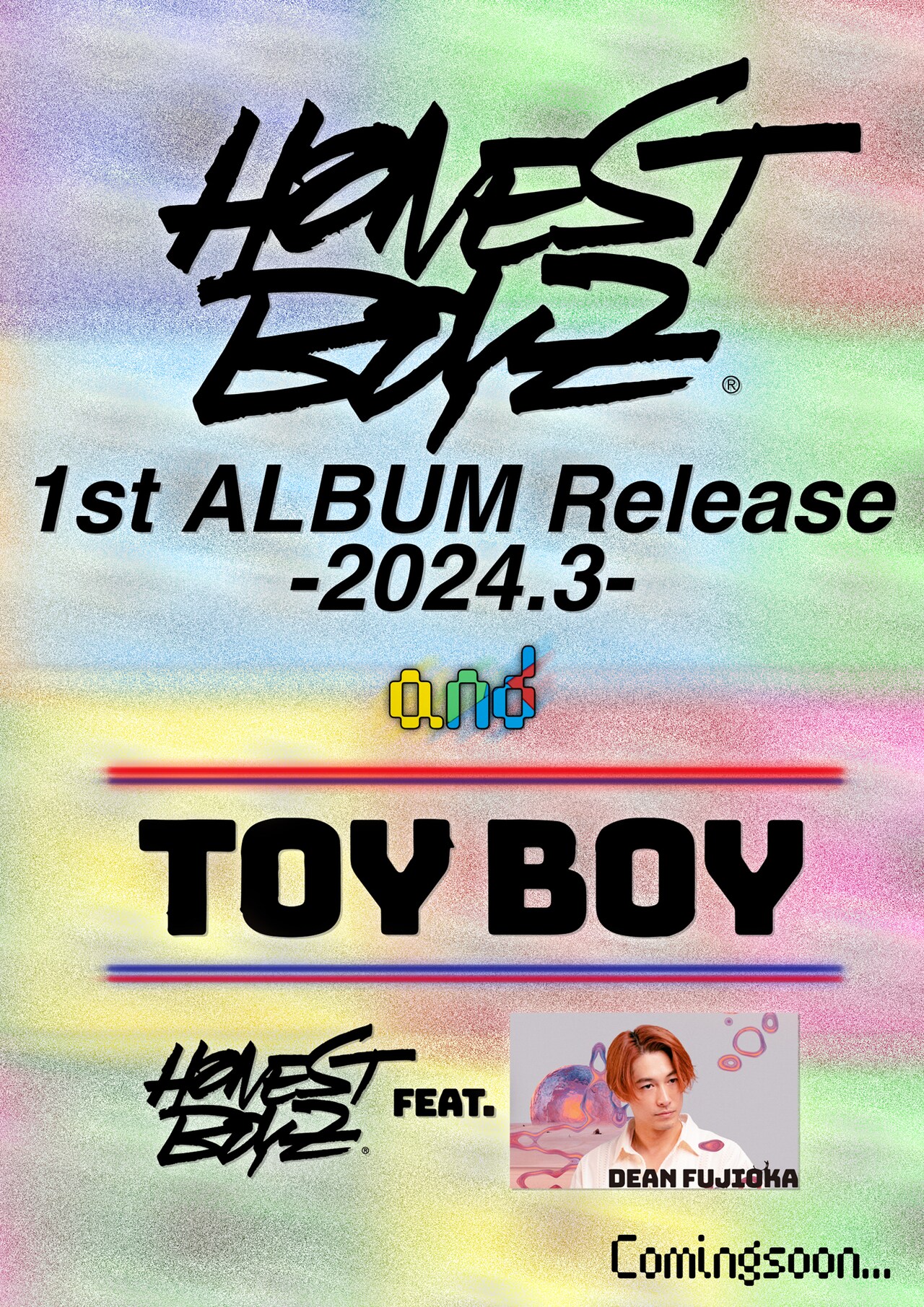 EXILE NAOTO率いるHONEST BOYZ、新曲でDEAN FUJIOKAとコラボ 春