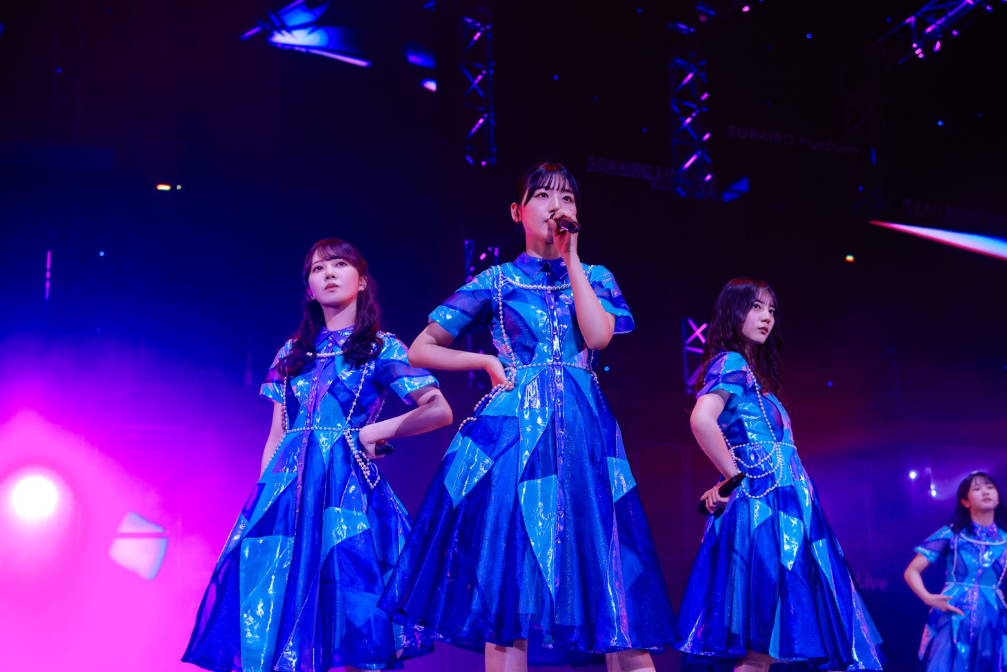日向坂46「Happy Train Tour 2023」追加公演の様子。（撮影：上山陽介）