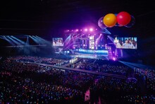 日向坂46「Happy Train Tour 2023」追加公演の様子。（撮影：上山陽介）