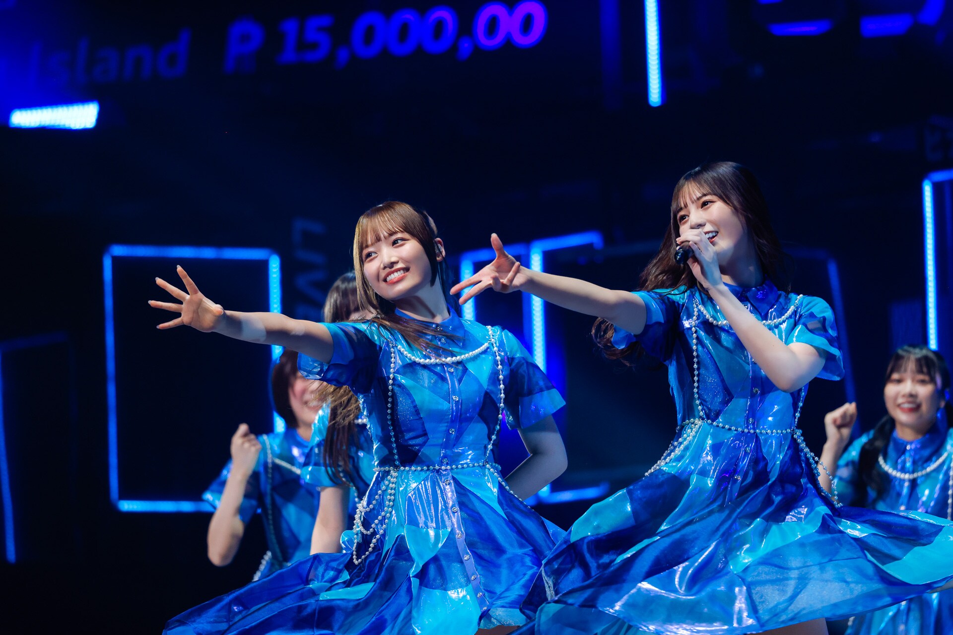 日向坂46「Happy Train Tour 2023」追加公演の様子。（撮影：上山陽介
