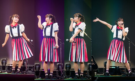 「マルコッパ」のダンスをレクチャーする眉村ちあき。