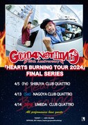 GOOD4NOTHING 「HEARTS BURNING TOUR 2024 FINAL SERIES」告知用画像