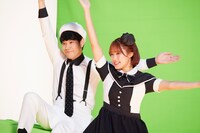 ローソン新テレビCM「メリーデリシャス！ クリスマススイーツ」編の撮影風景。