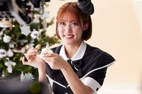 ローソン新テレビCM「メリーデリシャス！ クリスマススイーツ」編の撮影風景。