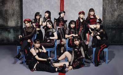 アンジュルム。最前列左端が後藤花。